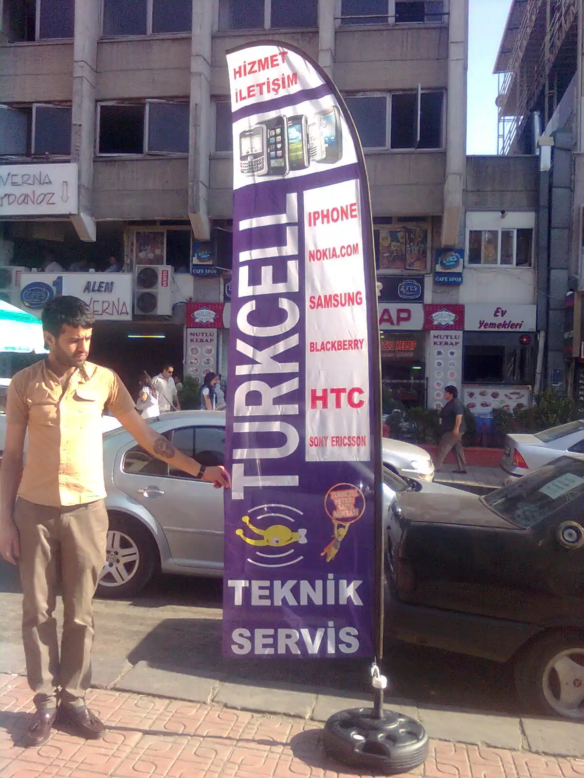 Cep Telefoncu Yelken Bayrağı-43