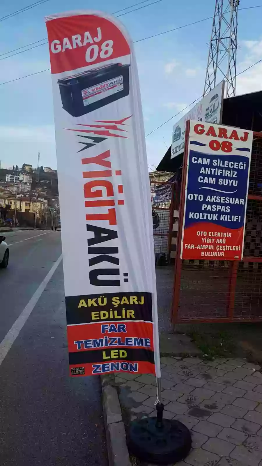 Oto Elektirikci Yelken Bayrağı-8